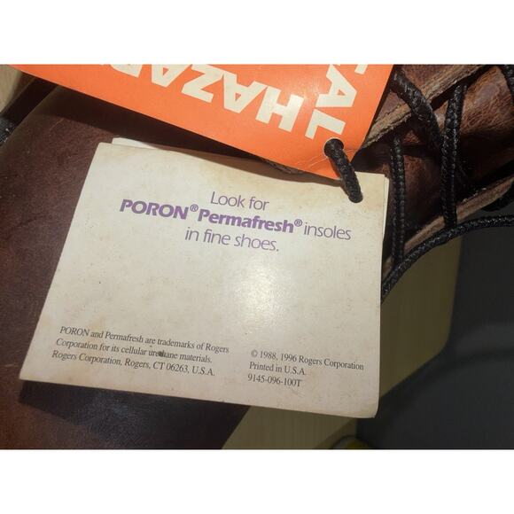 Vtg Lehigh Logger Work Boots Size 12 B USA Made 1997 NOS EH Safety Tags Attached main image 8